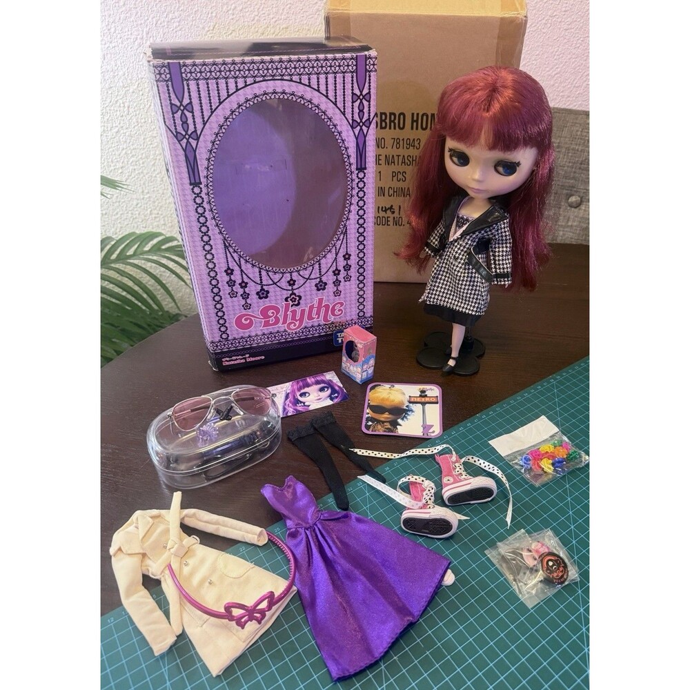 Blythe Natasha Moore. Collectible Fashion Doll. Custom Currated Lot Takara Tomy